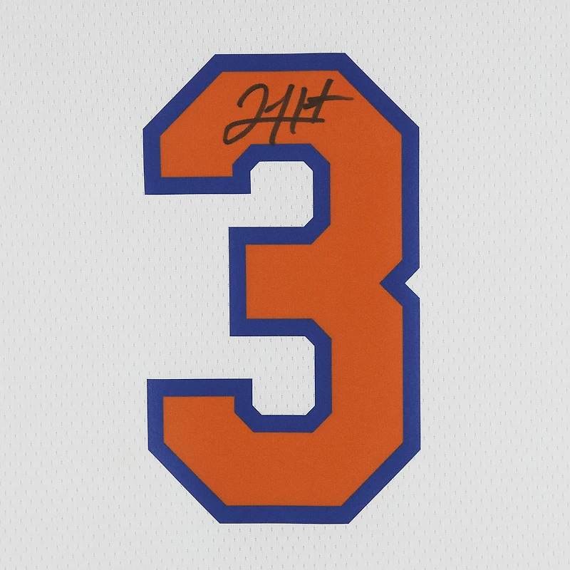 Josh Hart New York Knicks Autographed White Nike Association Edition Swingman Jersey