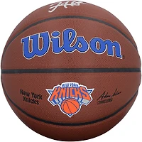 Josh Hart New York Knicks Autographed Wilson Team Logo Basketball