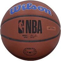 Josh Hart New York Knicks Autographed Wilson Team Logo Basketball