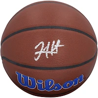 Josh Hart New York Knicks Autographed Wilson Team Logo Basketball