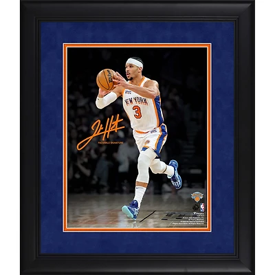 Josh Hart New York Knicks Facsimile Signature Framed 11" x 14" Spotlight Photograph