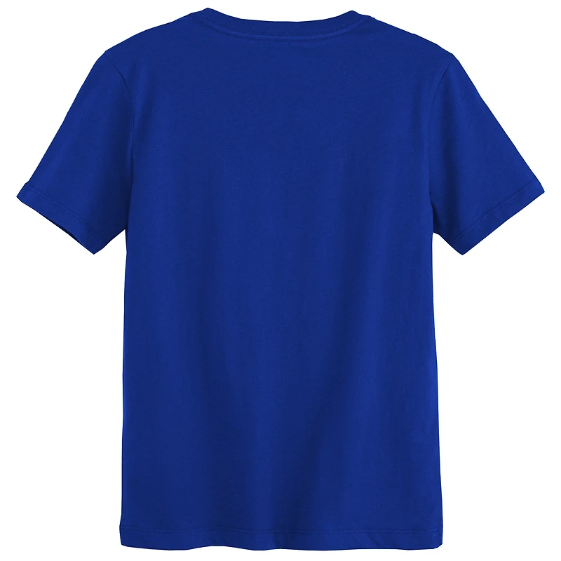 Juvenile Outerstuff Blue New York Knicks 2026 NBA Finals Champions Bold Teamwork T-Shirt