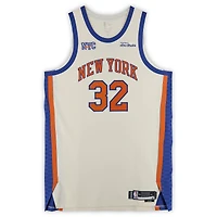 Karl-Anthony Towns New York Knicks Autographed Game-Used #32 Cream City Jersey vs. Los Angeles Lakers on February 1, 2026 with "GU 2-1-26 vs LAL" Inscription - Size 54+6