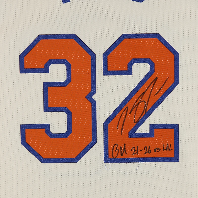 Karl-Anthony Towns New York Knicks Autographed Game-Used #32 Cream City Jersey vs. Los Angeles Lakers on February 1, 2026 with "GU 2-1-26 vs LAL" Inscription - Size 54+6