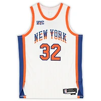 Karl-Anthony Towns New York Knicks Autographed Nike White 2024-25 City Edition Authentic Jersey