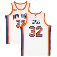 Karl-Anthony Towns New York Knicks Autographed Nike White 2024-25 City Edition Swingman Jersey