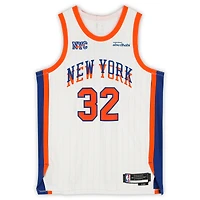 Karl-Anthony Towns New York Knicks Autographed White Nike 2024-25 City Edition Authentic Jersey