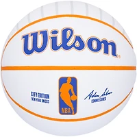 Karl-Anthony Towns New York Knicks Autographed Wilson 2024-25 City Edition Collector's Basketball