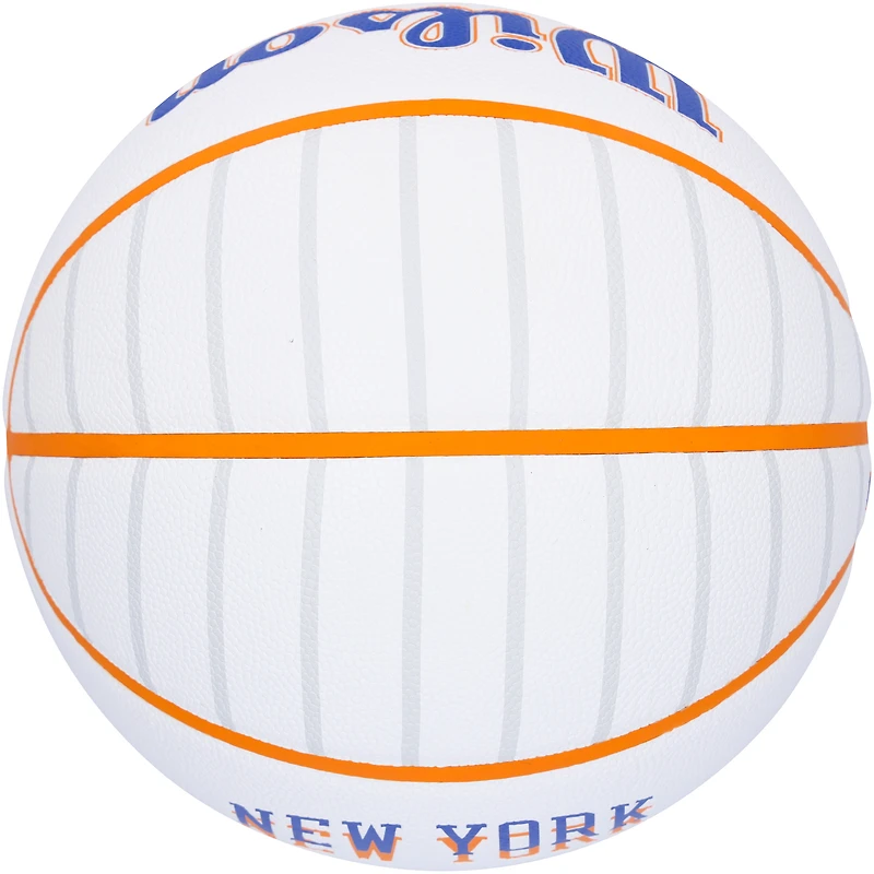 Karl-Anthony Towns New York Knicks Autographed Wilson 2024-25 City Edition Collector's Basketball