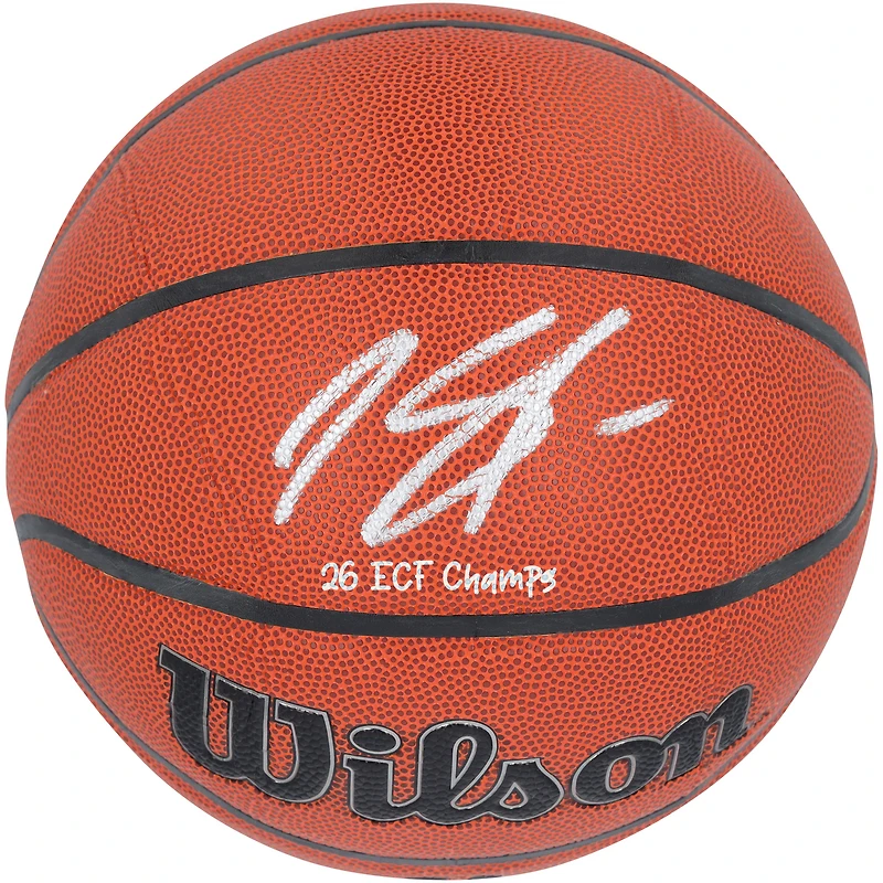 Karl-Anthony Towns New York Knicks Autographed Wilson Authentic Series Indoor/Outdoor Basketball with "26 ECF Champs" Inscription