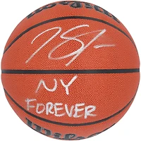 Karl-Anthony Towns New York Knicks Autographed Wilson Authentic Series Indoor/Outdoor Basketball with "NY Forever" Inscription