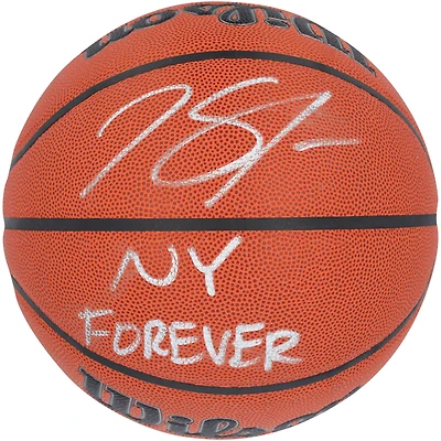 Karl-Anthony Towns New York Knicks Autographed Wilson Authentic Series Indoor/Outdoor Basketball with "NY Forever" Inscription