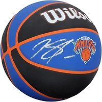Karl-Anthony Towns New York Knicks Autographed Wilson Black/Blue Tribute Basketball