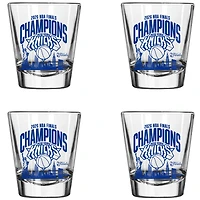 Logo Brands New York Knicks 2026 NBA Finals Champions Four-Pack 2oz. Shot Glass Set