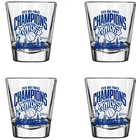 Logo Brands New York Knicks 2026 NBA Finals Champions Four-Pack 2oz. Shot Glass Set