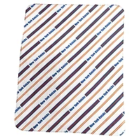 Logo Brands New York Knicks 50" x 60" Classic Vertical Stripe Fleece Throw Blanket