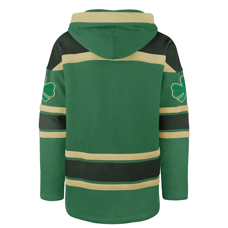Sweat à capuche lacets McLucky Superior '47 Kelly Green New York Knicks pour homme