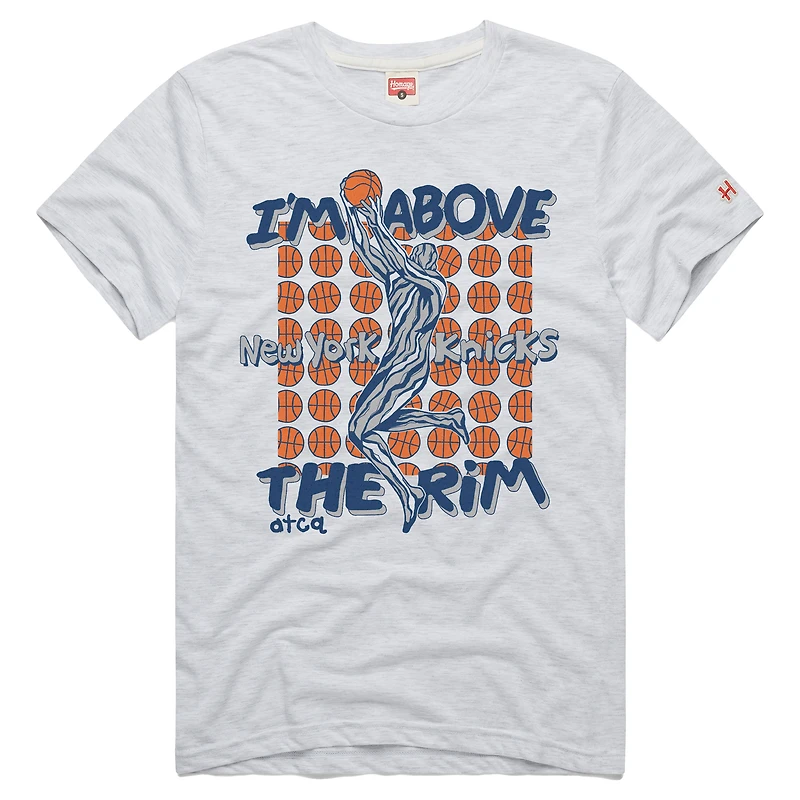 T-shirt tri-blend hommage Ash New York Knicks A Tribe Called Quest x NBA I'm Above The Rim pour homme