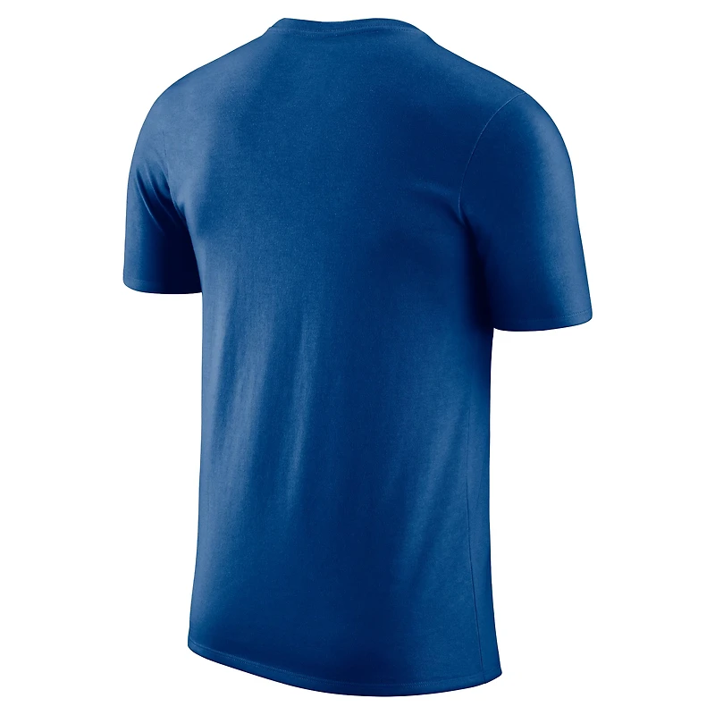 Men's Nike Blue New York Knicks Courtside This Is Our Year T-Shirt