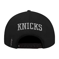 Men's Pro Standard  Cream/Black New York Knicks French Terry Snapback Hat