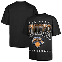 Men's '47 Black New York Knicks Afterhours Foundation Premium Heavyweight T-Shirt