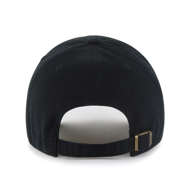 Men's '47 Black New York Knicks Clean Up Adjustable Hat