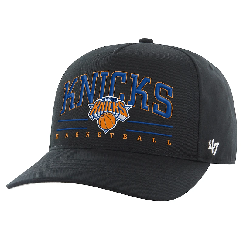 Men's '47 Black New York Knicks Core Roscoe Hitch Adjustable Hat