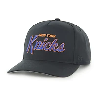 Casquette ajustable New York Knicks Crosstown Hitch noire pour homme, modèle 47