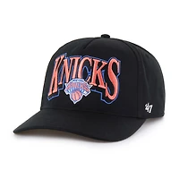 Casquette ajustable noire « 47 » des New York Knicks pour homme, Every Time Past Champs Hitch