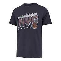 Men's '47  Blue New York Knicks Forever Franklin T-Shirt