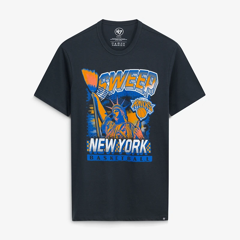 T-shirt noir pour homme « New York Knicks Sweep Franklin » n° 47