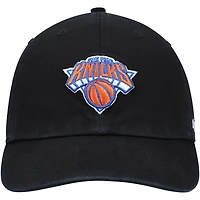 Men's '47 Black New York Knicks Team Clean Up Adjustable Hat