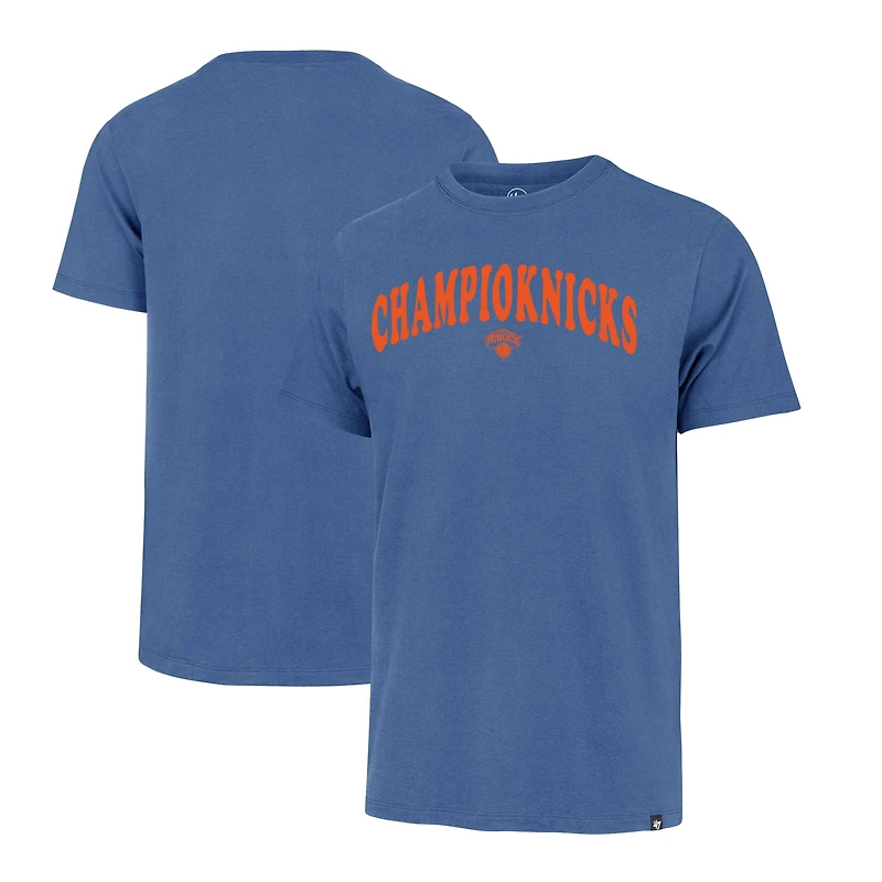 Men's '47 Blue New York Knicks 2026 NBA Finals ChampioKnicks Franklin T-Shirt