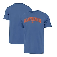 Men's '47 Blue New York Knicks 2026 NBA Finals ChampioKnicks Franklin T-Shirt