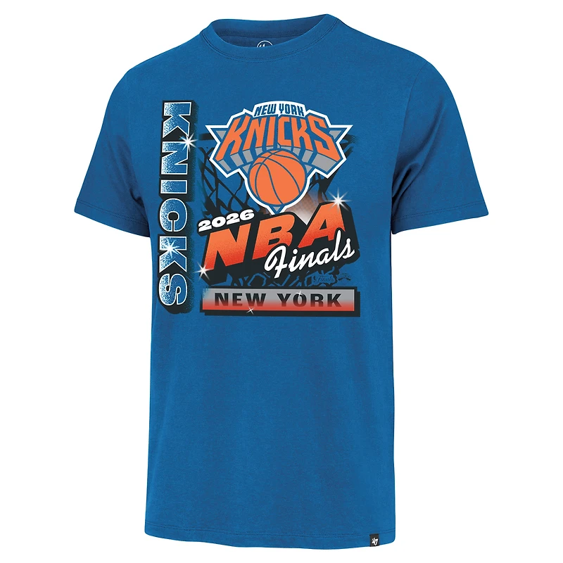 Men's '47  Blue New York Knicks 2026 NBA Finals Participant T-Shirt