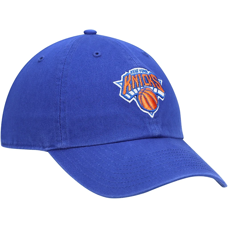 Casquette réglable '47 Blue New York Knicks Logo Clean Up pour homme