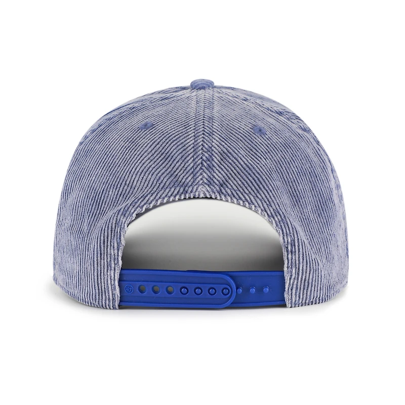 Men's '47 Blue New York Knicks Reclaim Snow Wash Corduroy Adjustable Hitch Hat