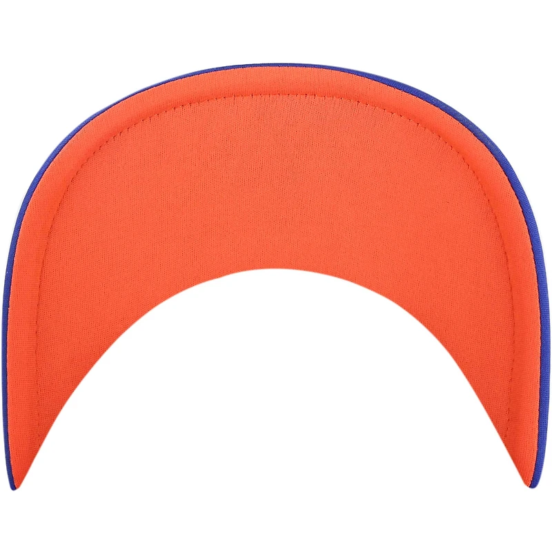 Men's '47 Blue New York Knicks Sidebrand Stripes Trucker Adjustable Hat