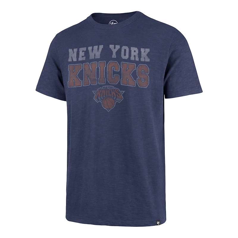 Men's '47 Blue New York Knicks Stadium Wave T-Shirt