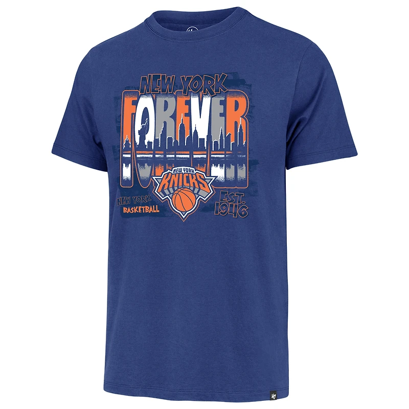 T-shirt Super Regional Franklin bleu '47 des New York Knicks pour homme