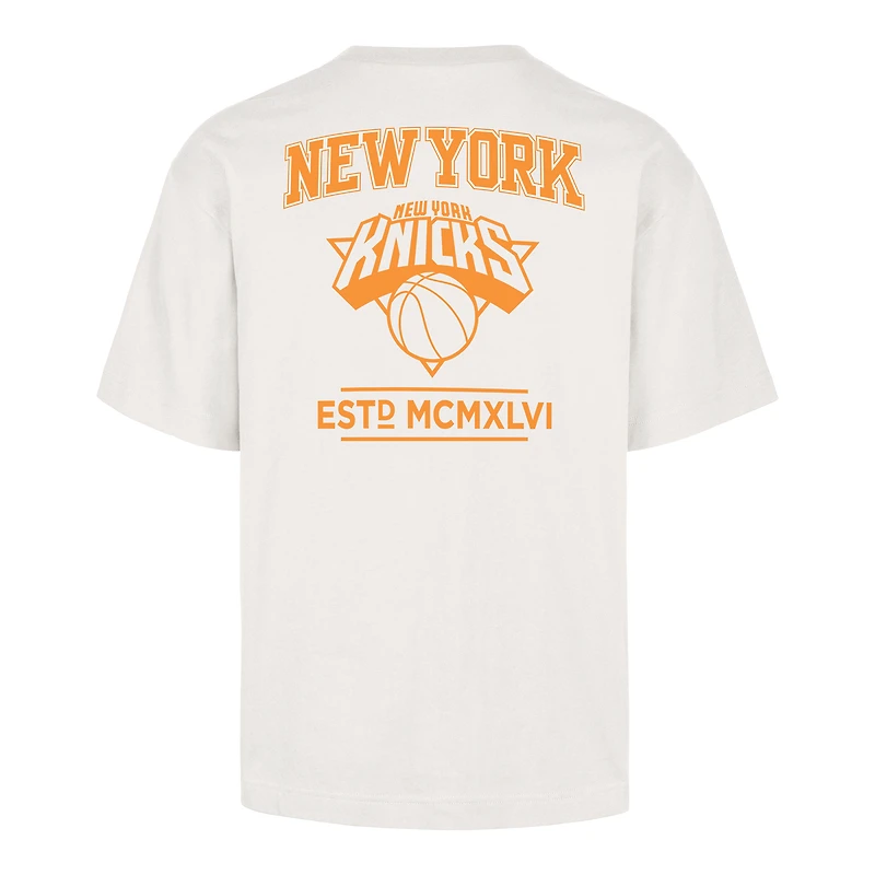 Men's '47 Cream New York Knicks Foundation T-Shirt