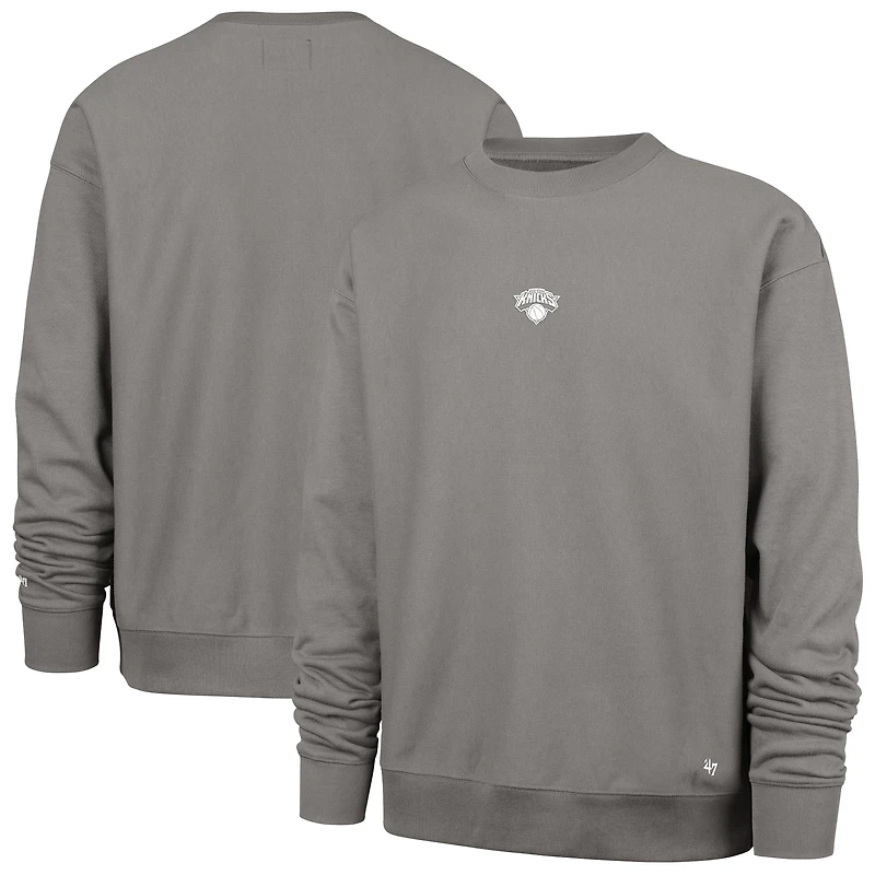 Sweat-shirt ras du cou gris New York Knicks Offside Foundation pour homme, modèle 47