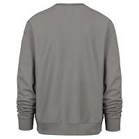 Men's '47 Gray New York Knicks Offside Foundation Crew Neck Sweatshirt