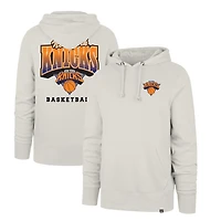 Men's '47 Natural New York Knicks 2025/26 City Edition Jab Step Headline Hoodie