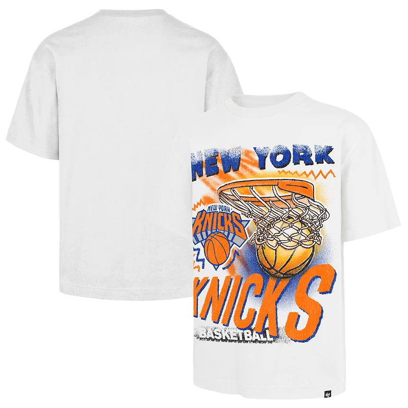 T-shirt homme blanc '47 New York Knicks Jimbo Foundation