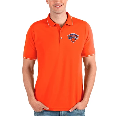 Polo Affluent orange Antigua pour homme des New York Knicks