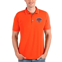 Polo Affluent orange Antigua pour homme des New York Knicks