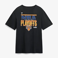 T-shirt noir pour homme New York Knicks, séries éliminatoires NBA 2026