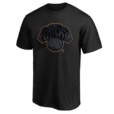 Men's Black New York Knicks Big & Tall Pop T-Shirt