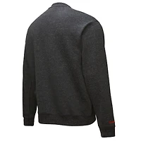 Sweat-shirt délavé à la neige Hardwood Classics Collection Blackout des New York Knicks pour homme